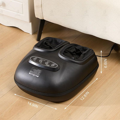 Heated Foot Massager 3 Modes, 3 Intensities, Timer, US 4-13