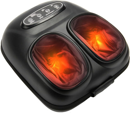 Heated Foot Massager 3 Modes, 3 Intensities, Timer, US 4-13