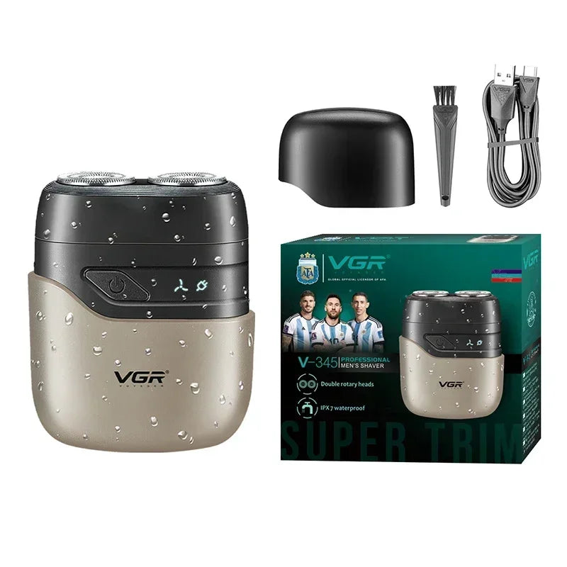 Electric Shaver: USB Rechargeable Waterproof Electric Shaver for Men