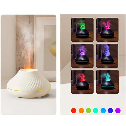 Volcanic Flame Electric Aroma Diffuser LED Air Humidifier