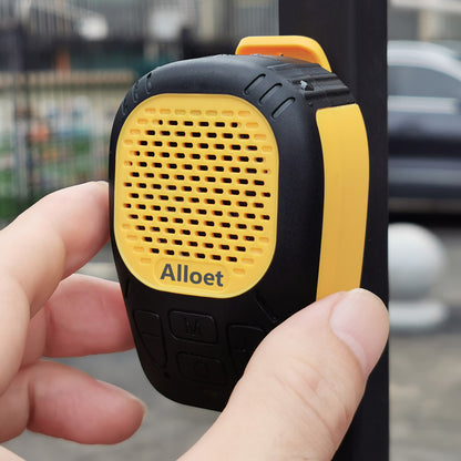 Wearable Bluetooth-Compatible Speaker Waterproof Magnetic Clip-On Wireless Portable Speaker W/ Mic Hands-Free Music/Call