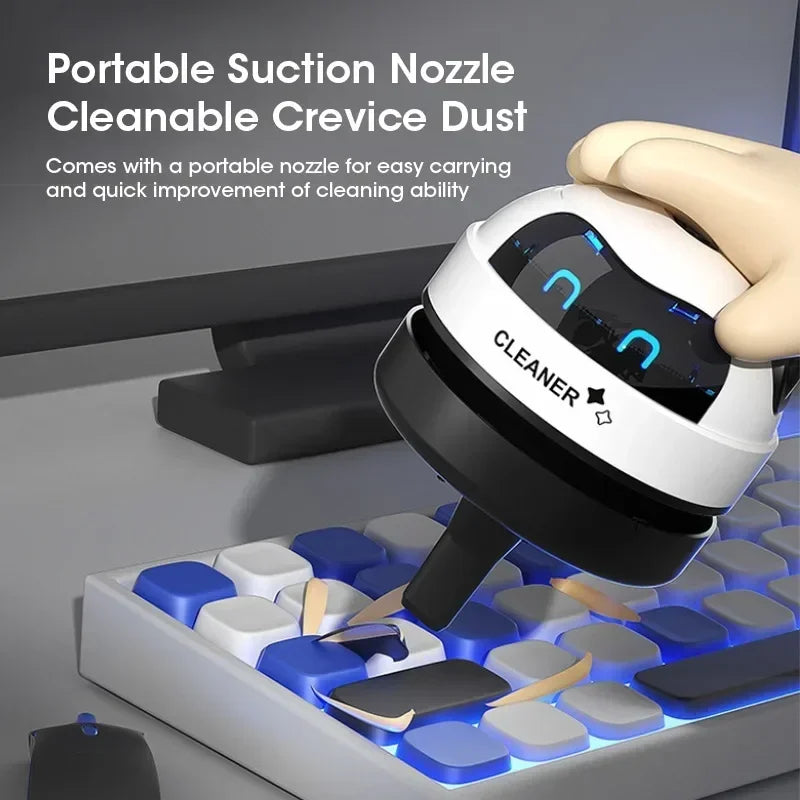 Desk Table Dust Vacuum: Handheld Mini USB Cleaner