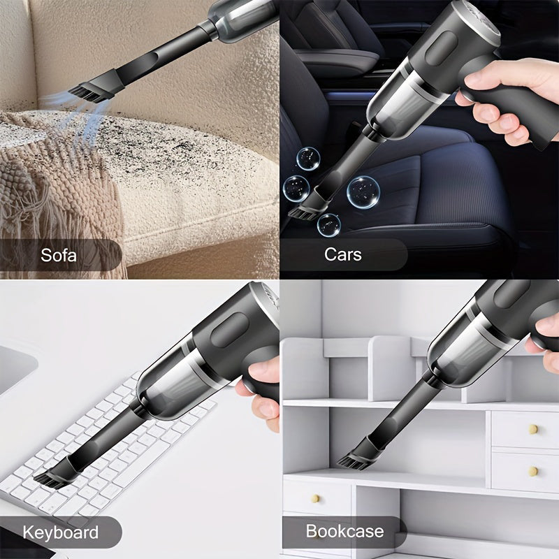 Wireless Car Vacuum 690000Pa - Quick Charge, Dual-Use Cleaner
