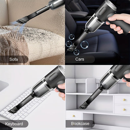 Wireless Car Vacuum 690000Pa - Quick Charge, Dual-Use Cleaner