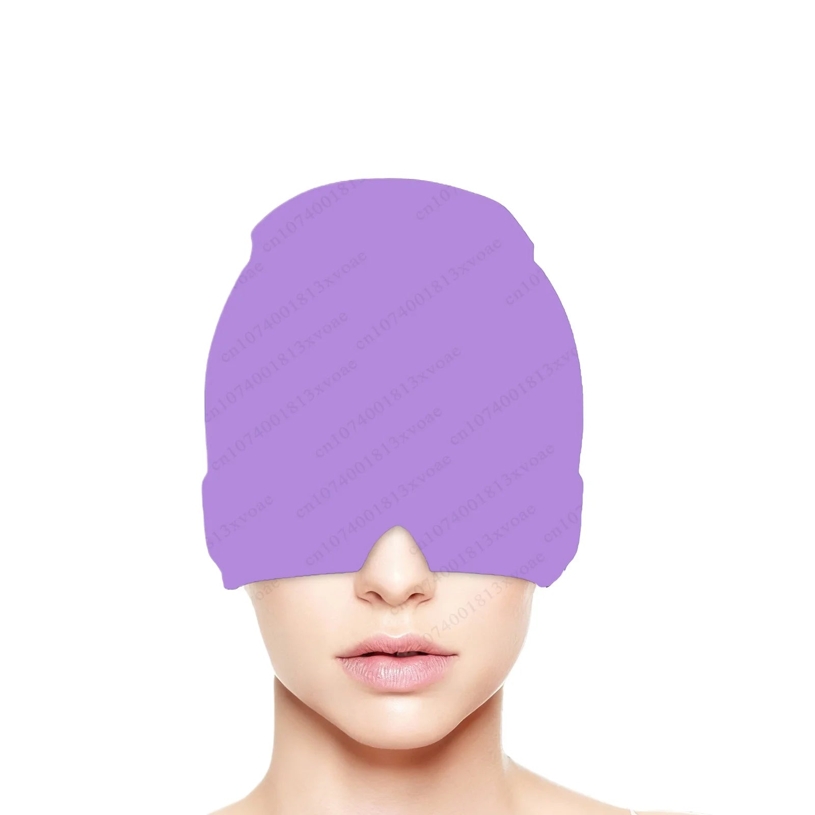 Head Wrap: Gel Ice Headache Relief Hat - Cold Therapy Cap & Eye Mask