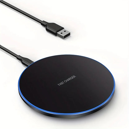 30W Wireless Charger Pad for iPhone 15 & Samsung Fast Charge