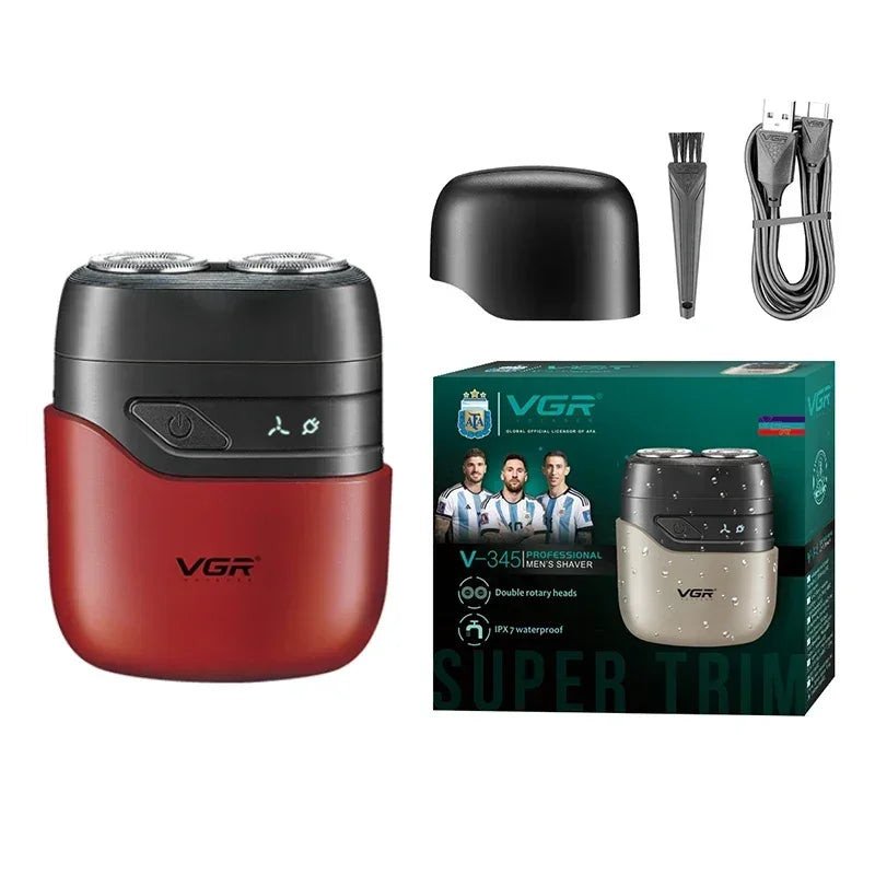 Electric Shaver: USB Rechargeable Waterproof Electric Shaver for Men