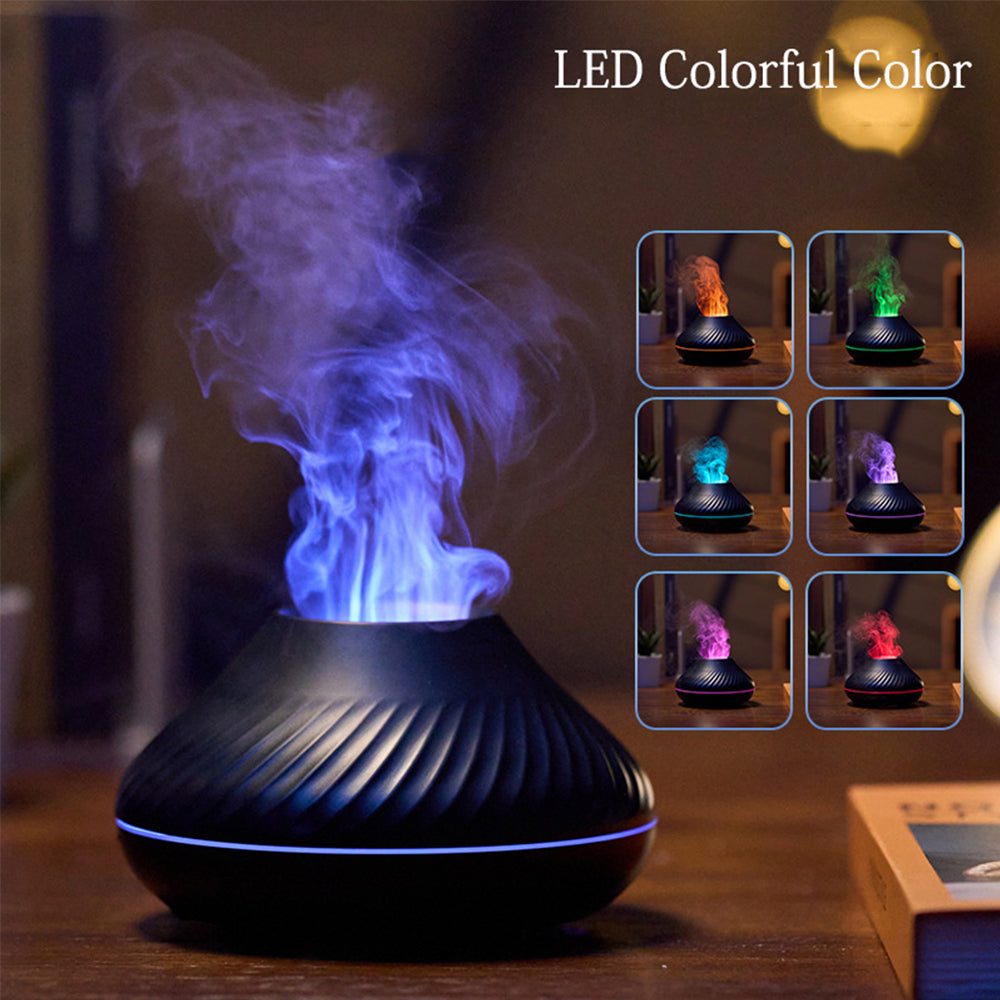 Volcanic Flame Electric Aroma Diffuser LED Air Humidifier